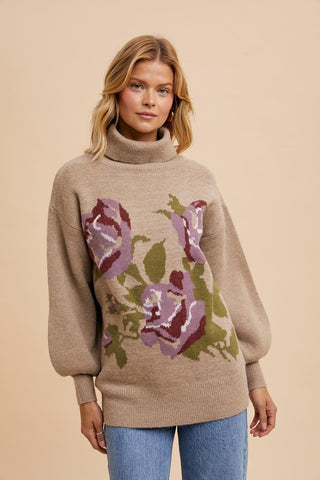 ROSE TURTLENECK SWEATER OAT