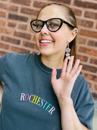 PRIDE EMBROIDERED ROC TEE