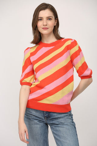 CANDY RETRO KNIT TOP