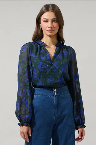 BOWIE LONG SLEEVE TOP