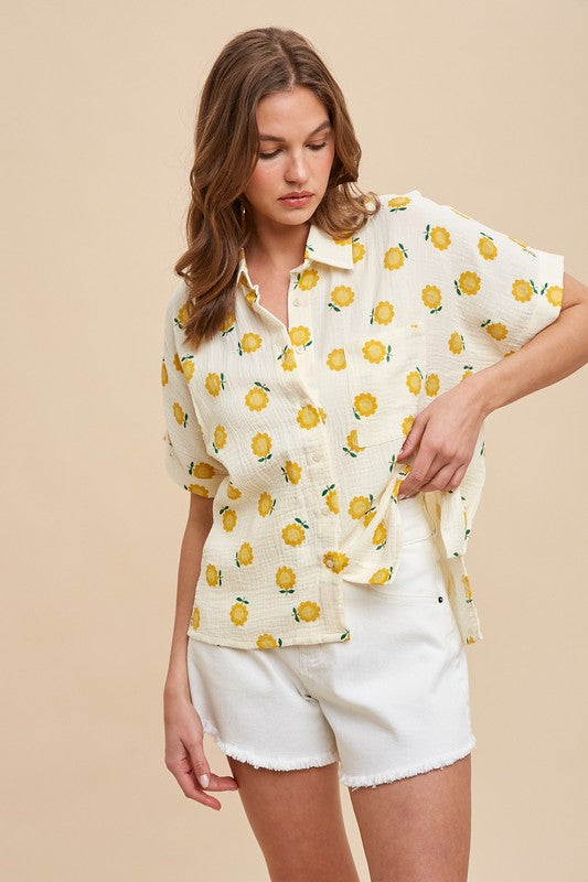 SUNNY DISPOSITION TOP