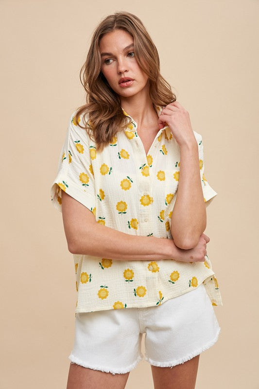 SUNNY DISPOSITION TOP