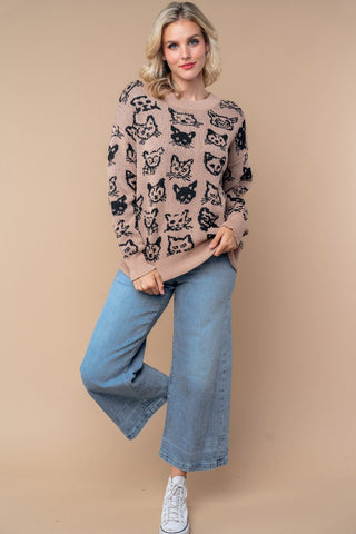 FELINE FRENZY SWEATER