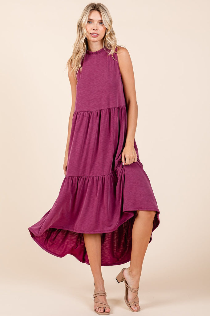 CIARA DRESS in MAGENTA