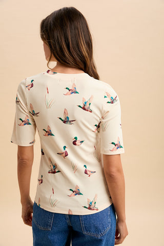 MALLARD DUCK KNIT TOP