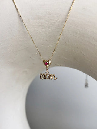 LOVE YOU MOM NECKLACE