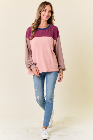 EASE OF MIND KNIT TOP