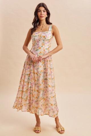 FLORAL A-LINE MAXI