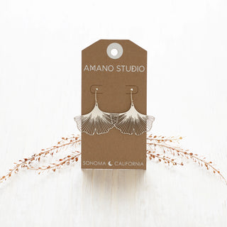 GINKGO LEAF EARRINGS
