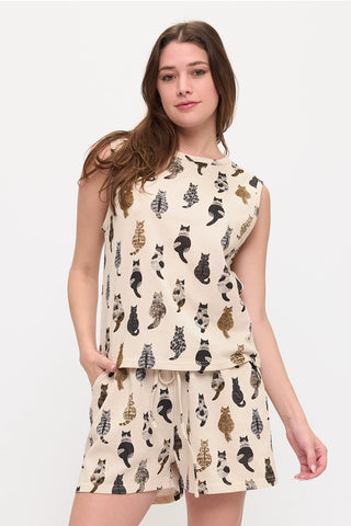 WHIMSY CAT PRINT TANK