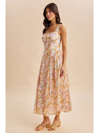 FLORAL A-LINE MAXI