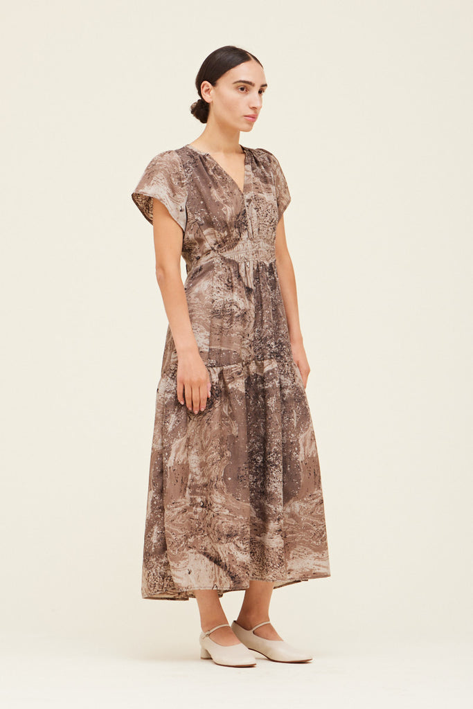 STATE OF GRACE DRESS in CHICORY