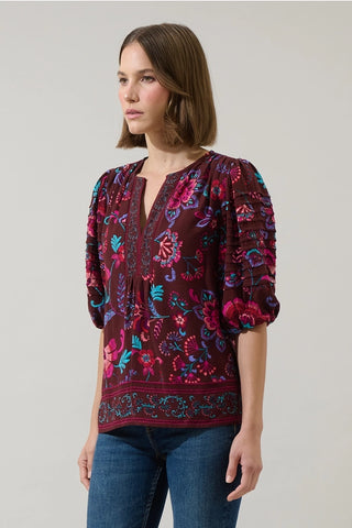 TORY PAISLEY TOP