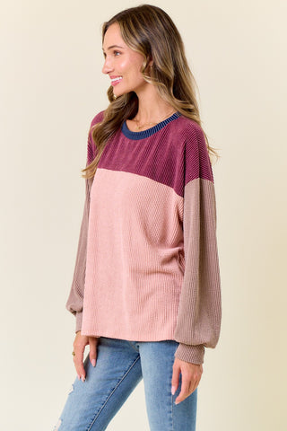 EASE OF MIND KNIT TOP