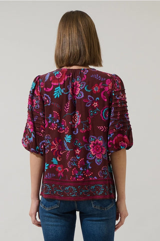 TORY PAISLEY TOP