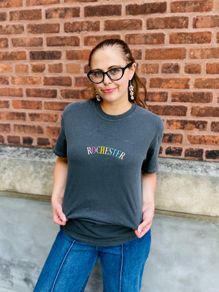 PRIDE EMBROIDERED ROC TEE