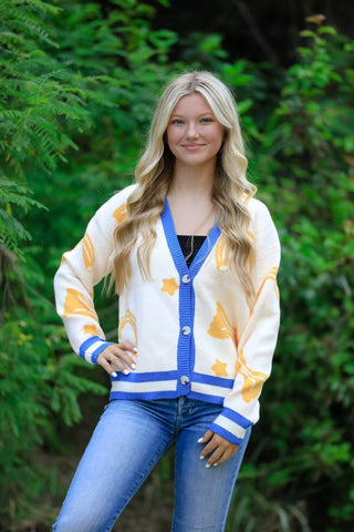 PASTA BUTTON FRONT CARDIGAN