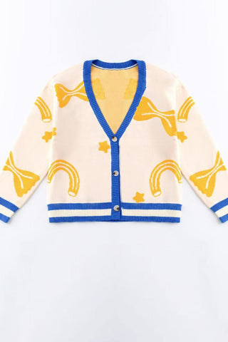 PASTA BUTTON FRONT CARDIGAN