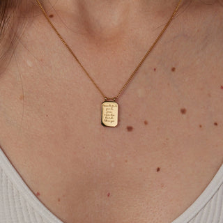 BEAUTIFUL GIRL, YOU CAN DO HARD THINGS NECKLACE