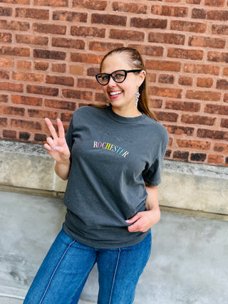 PRIDE EMBROIDERED ROC TEE