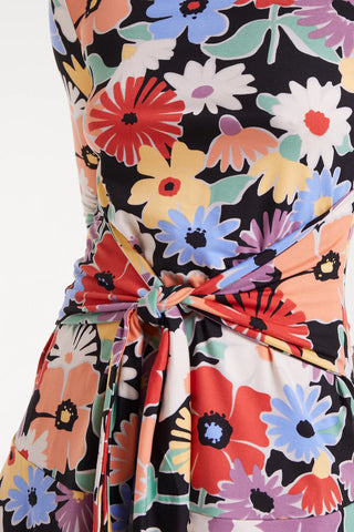 BIG FLORAL PRINT TEE DRESS