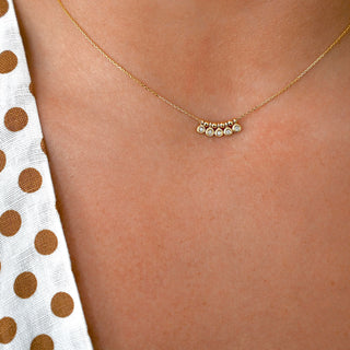 DIAMOND CHARMS NECKLACE