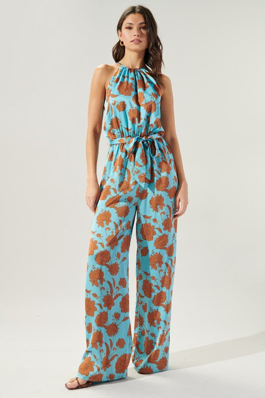 BELMONT FLORAL JUMPSUIT