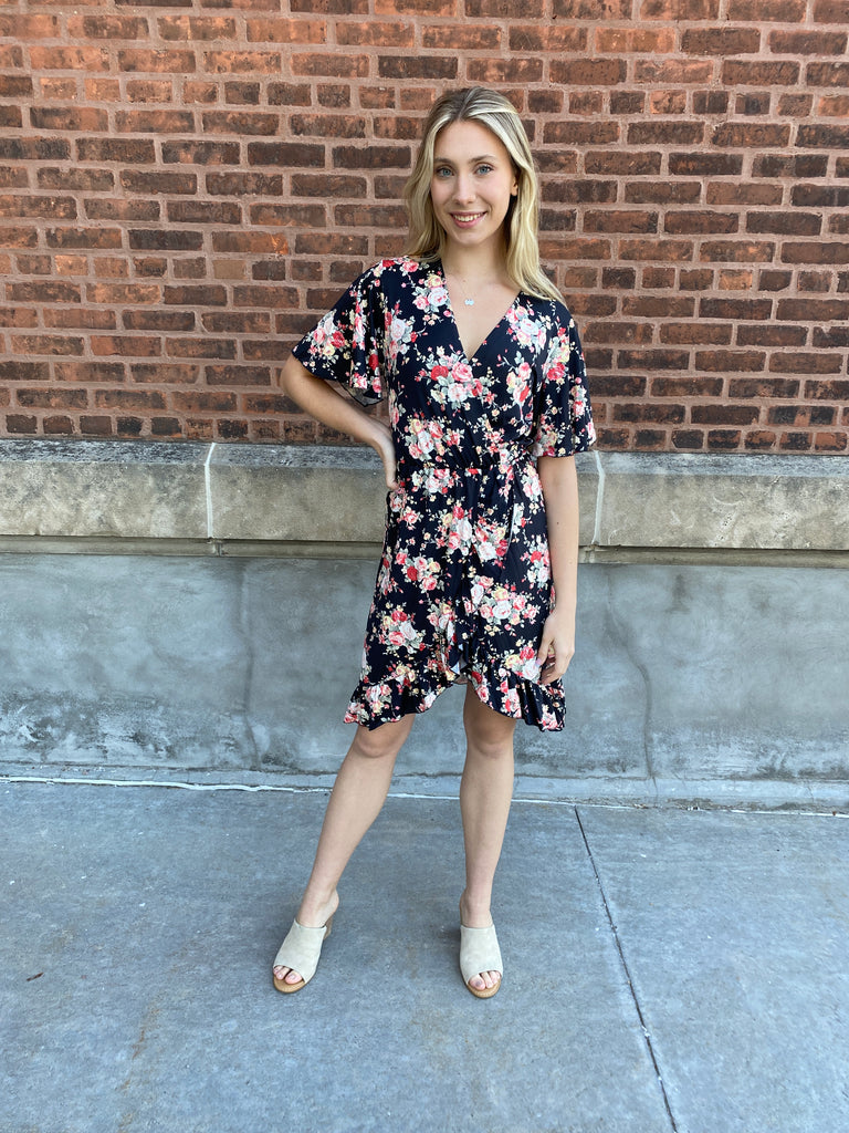 TRACY'S DATE FLORAL DRESS