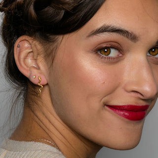 SERPENT STUD EARRINGS
