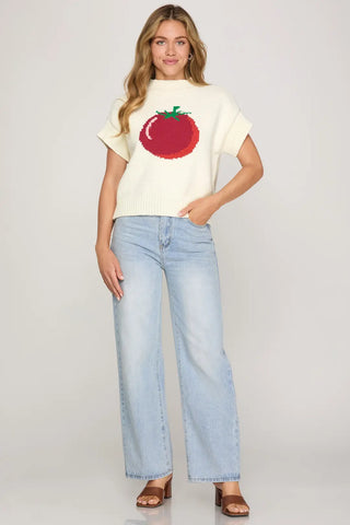 TOMATO KNIT TOP