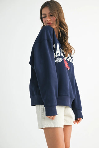 EAST COAST SWEATSHIRT IN NAVY