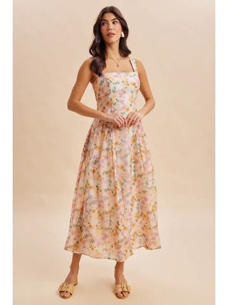 FLORAL A-LINE MAXI