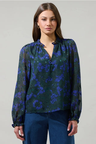 BOWIE LONG SLEEVE TOP