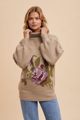 ROSE TURTLENECK SWEATER OAT