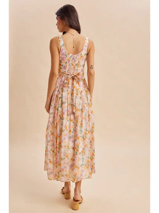 FLORAL A-LINE MAXI