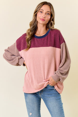 EASE OF MIND KNIT TOP