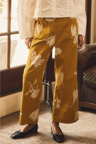 FLORAL PRINT PANTS