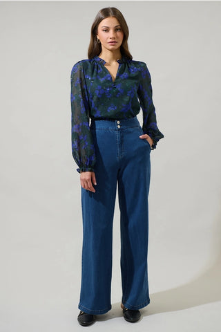 BOWIE LONG SLEEVE TOP
