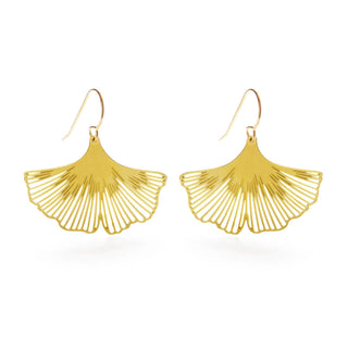 GINKGO LEAF EARRINGS