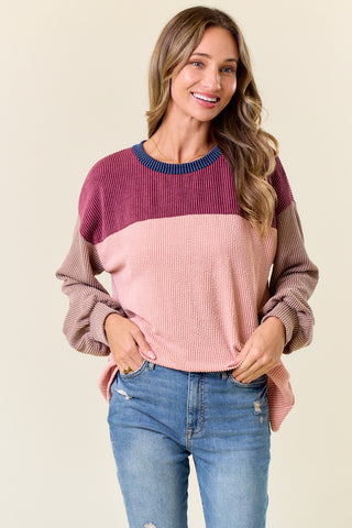 EASE OF MIND KNIT TOP