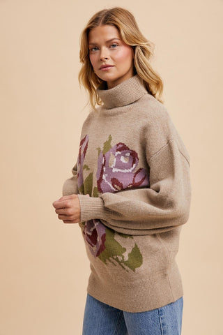 ROSE TURTLENECK SWEATER OAT