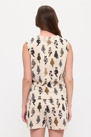 WHIMSY CAT PRINT TANK