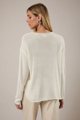 TOMATO ON VINE LIGHTWEIGHT SWEATER