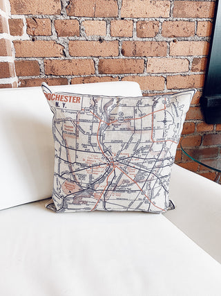 ROC + FLX MAP PILLOW