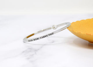 DEAR MOM BANGLE BRACELET