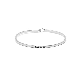 CAT MOM BANGLE BRACELET