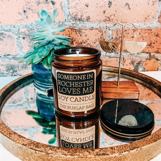 SOMEONE IN ROC LOVES ME CANDLE